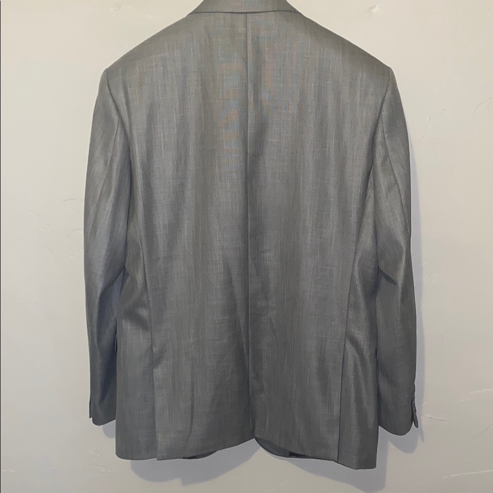 Caravelli Italy Classic Gray Suit with Notched Lapels Men 40R 34W - Picture 6 of 13